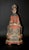 19th Century Antique Chinese Figure Ming Official Scholar Hand Painted Wood Statue For Sale - Image 5 of 18