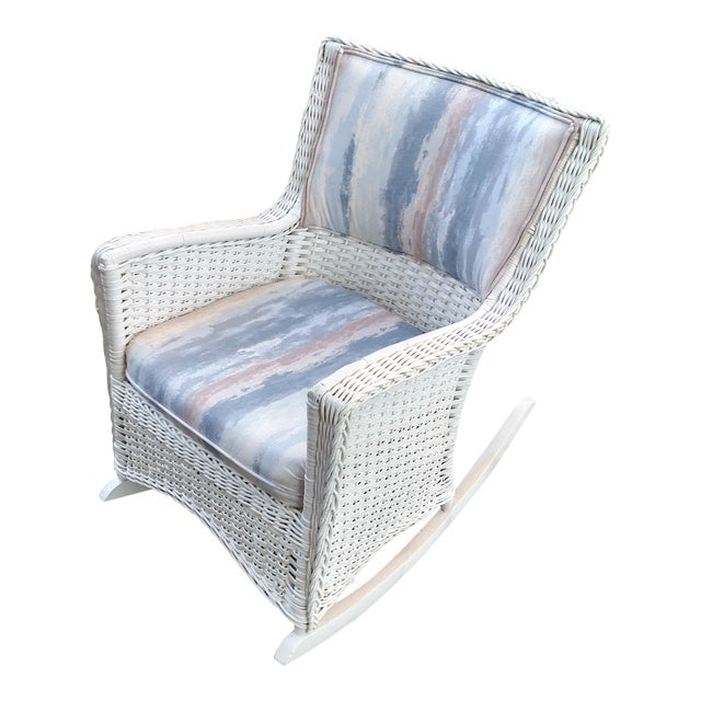 Vintage Wicker Rocking Chair Chairish