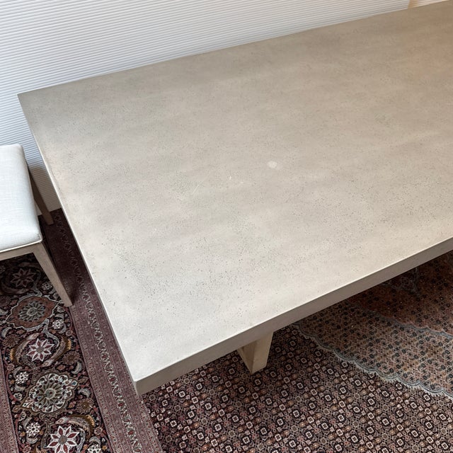 Wood Thomas Bina for Restoration Hardware Heston Dining Table For Sale - Image 7 of 12