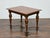 Italian Walnut Table with Star Inlay and Turned Legs, 19th Century For Sale - Image 10 of 12