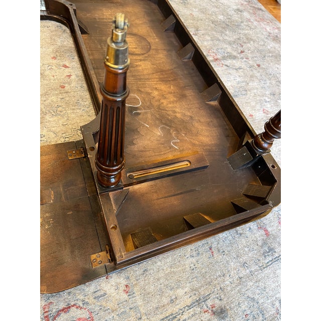 Early 20th Century Leather Top Drop Leaf Coffee Table Chairish