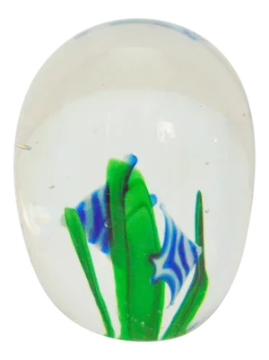 Art Glass Fish Design Paperweight