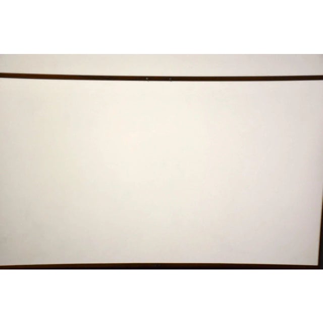 Brown Mid Century Walnut Whiteboard For Sale - Image 8 of 12