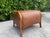 Brown Vintage Organic Modern Barrel Form Rattan Ottoman For Sale - Image 8 of 12