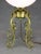 Metal Mid-Century Italian Brass and Glass Table Lamp For Sale - Image 7 of 13