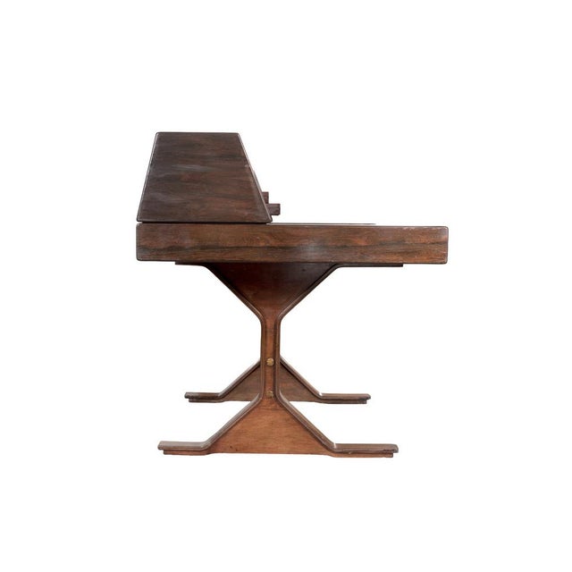 Wood Desk 530 by Gianfranco Frattini for Bernini, 1950s For Sale - Image 7 of 12