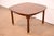 Brown Henredon Mid-Century Modern Hollywood Regency Chinoiserie Walnut and Burl Wood Extension Dining Table | Newly Refinished For Sale - Image 8 of 13