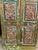 1920s Spanish Carved Double Doors in Colorful Hues | Rustic Modern Statement Door 80x38.5 For Sale - Image 5 of 5