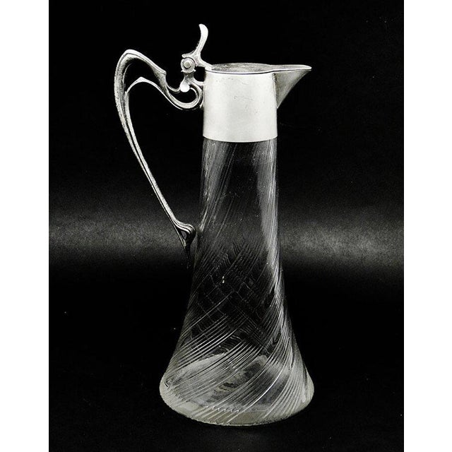 20th Century Wine Jug from Roman Plewkiewic, Warsaw, Poland, 1890s For Sale - Image 3 of 9