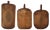 Vintage Cheese Cutting Boards, 1920, Set of 3 For Sale