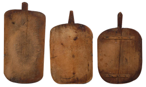 Vintage Cheese Cutting Boards, 1920, Set of 3