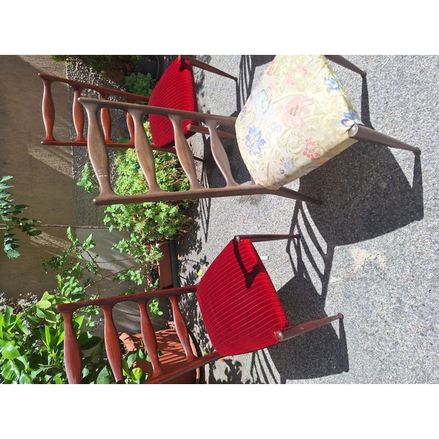High-Backed Chairs by Paolo Buffa, 1940s, Set of 5, in Worn conditions. Designed 1920 to 1949 I have official proof of...