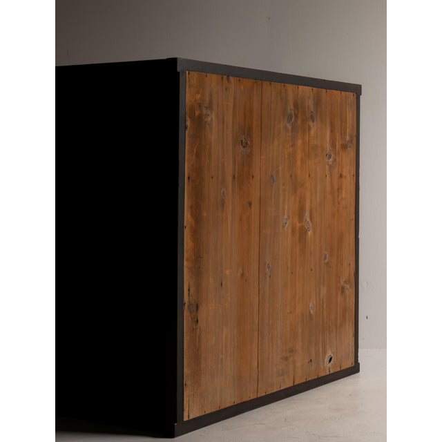 Japanese Antique Wabi Sabi Black Tansu 1860s-1900s / Chests Cabinet For Sale - Image 15 of 18