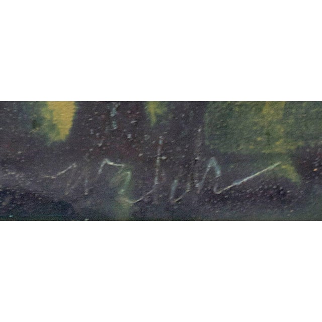 Mid 20th Century George F Welch,ypeface, Hebrew Font and Numbers Enamel Judaica Art Plaque For Sale - Image 5 of 5