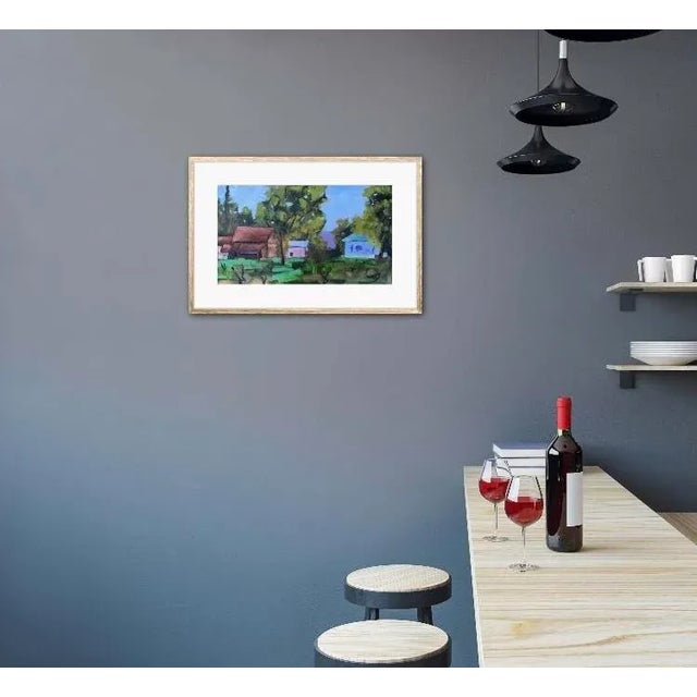 Contemporary Contemporary Impressionist Oil Painting Landscape For Sale - Image 3 of 6