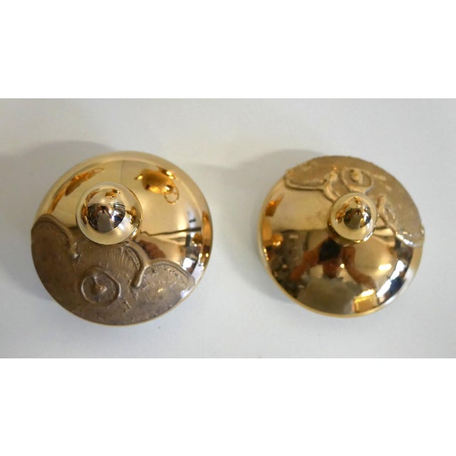 Gold Antique Porcelain and Gilded Coffee Service, 1950s, Set of 23 For Sale - Image 8 of 12