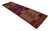 Vintage Runner Rug Kilim• Turkish Handwoven Tribal Flat Weave • Hallway Kitchen Decor - 3′ X 12′ For Sale - Image 6 of 12