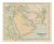 Antique Map of Western Asia, Mediterranean to the Indus and Arabia, 1870 For Sale
