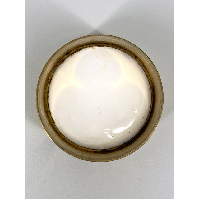 Art Deco Cylindrical Brass Cigarette Case, 1920s For Sale - Image 10 of 15