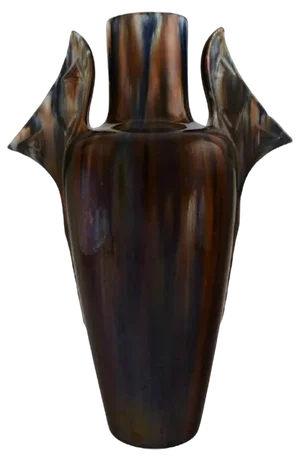 Large Vase in Glazed Ceramics by Clément Massier, France, 1890s