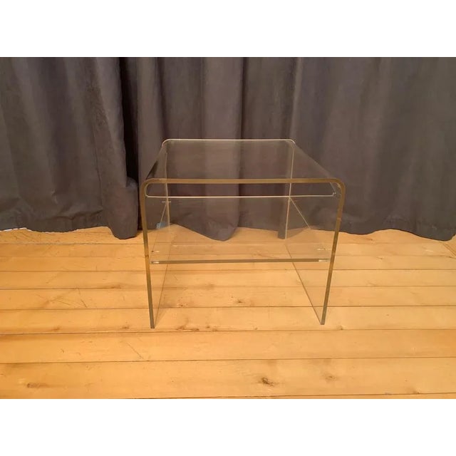 Acrylic Glass Auxiliary Table, 1970s For Sale - Image 6 of 10