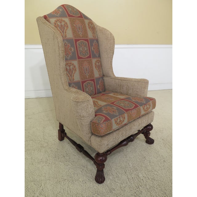 Baker Stately Homes Collection Mahogany Wing Chair Chairish