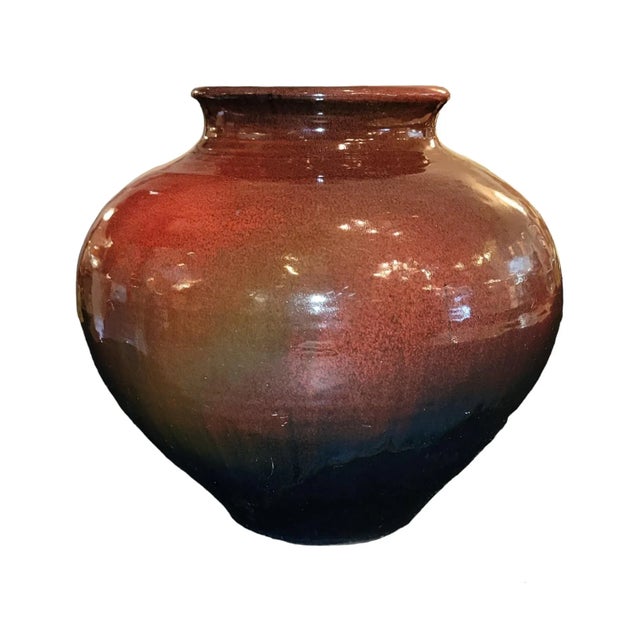 Mid Century Japanese Signed and Glazed Vase For Sale In Los Angeles - Image 6 of 6