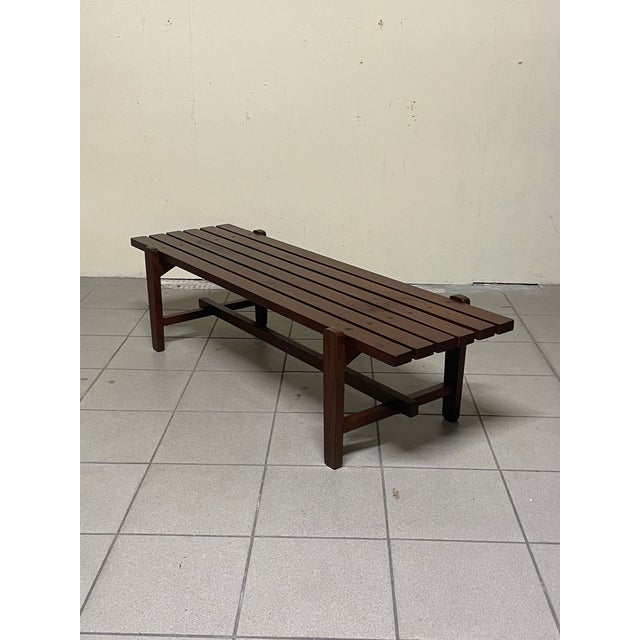 Vintage Danish Teak Bench, 1960s For Sale - Image 10 of 18