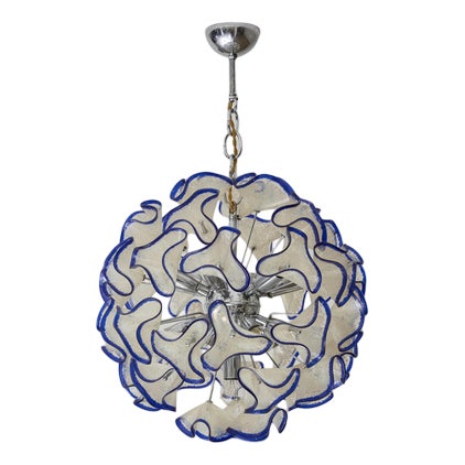 Italian Pendant Light from Venini, 1960s For Sale