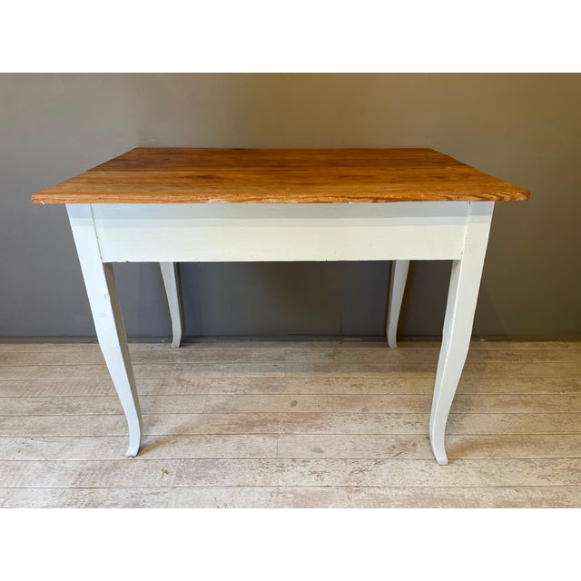 Wood Antique Fir Table, 1890s For Sale - Image 7 of 9