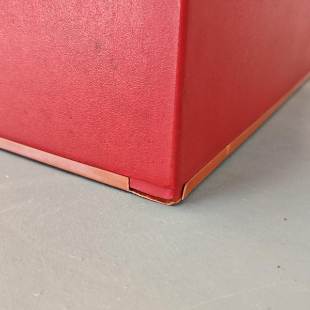 Red Pouf Coffee Table Module Mod. Chess by Mario Bellini for Cassina, 1970s For Sale - Image 6 of 13