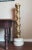 Wood 19th C. French Architectural Spiral Turned Carved Gilt Wood Ionic Column Now Sculptural Pedestal Stand For Sale - Image 7 of 12