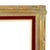 Vintage Baroque Style Gilt Frame in Red Velvet For Sale - Image 11 of 18