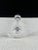 White Faberge Atelier Bristol Crystal 10 Inch Champagne Flutes, a Set of 2 For Sale - Image 8 of 13