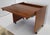 Scandinavian Modern Teak Rolling Pull Out Surface Computer Desk For Sale - Image 9 of 11