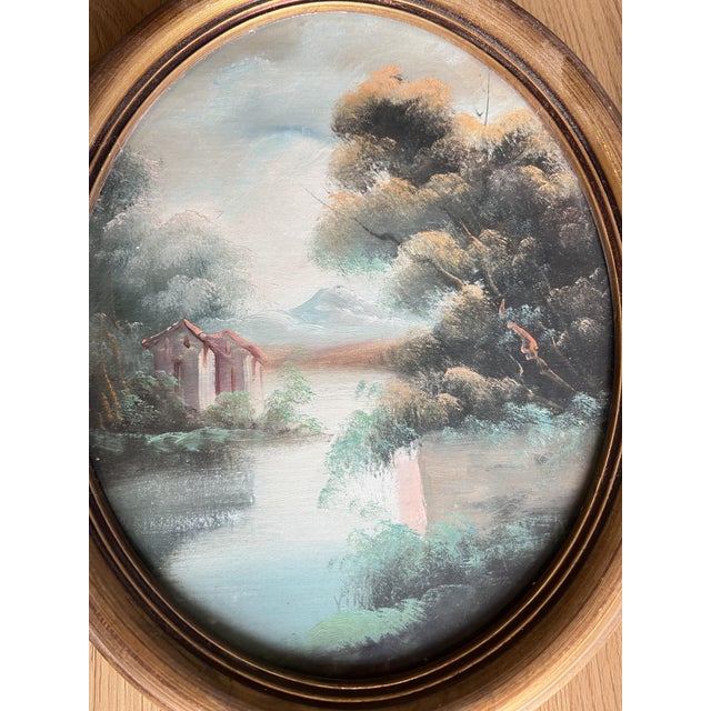 Wood Untitled, 1950s, Oil & Wood, Set of 2 For Sale - Image 7 of 9