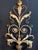 Rococo 1955 Rococo Revival Gilt Metal and Wood Wall Sconces For Sale - Image 3 of 7