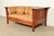 Stickley Mission Arts and Crafts Cherry Wood Prairie Spindle Settle Sofa For Sale - Image 15 of 15
