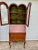 Wood 1930’s George III Style Double Bonnet Top Maple Secretary W/ English Hunting Scene Paper Interior For Sale - Image 7 of 12
