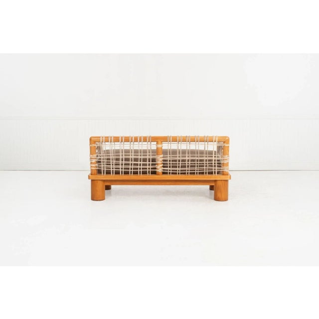 Karl Springer for Karl Springer, LTD Dowelwood Sofa1980c. For Sale - Image 11 of 18