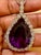 Early 21st Century 65 Carat Amethyst & 8.5 ct Diamond Pendant Necklace 14 Karat White Gold + Chain For Sale - Image 5 of 18