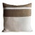 Railroad Stripe Belgian Linen Pillow With Insert For Sale