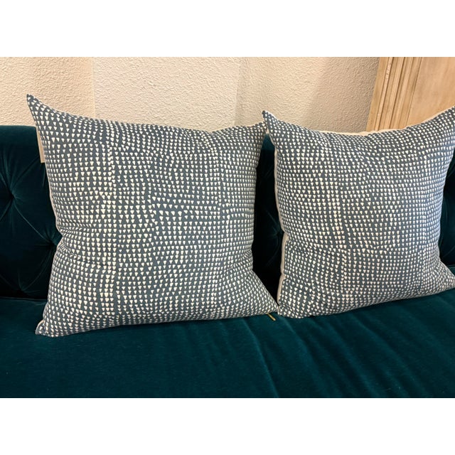 Design Plus Gallery presents a Pair of Indigo Arrow Throw Pillows. These high end pillows are digitally printed onto the...