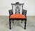 Chinese George III Mahogany 'Chinese' Open Armchairs After Thomas Chippendale Circa 1960 For Sale - Image 3 of 10