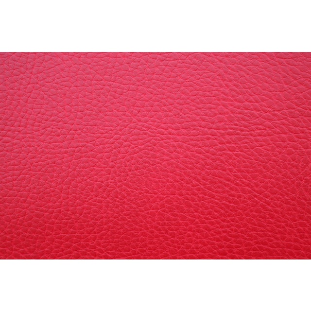 Danish Mid-Century Modern Arne Jacobsen for Fritz Hansen Red Leather Swan Chair, New For Sale - Image 12 of 18