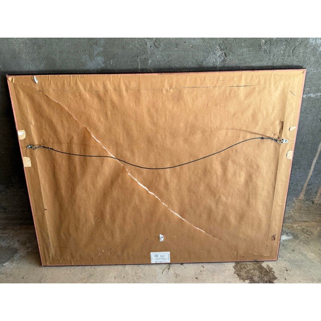 1980s 1980s Michael Young Eight Ball Pool Room Lithograph Robin Morris Signed 113/500 For Sale - Image 5 of 8