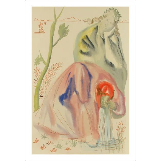 Artist: Salvador Dali Country: Spain Title: Purgatory 21 – The source Medium: Original Woodcut Marks: Not signed not...