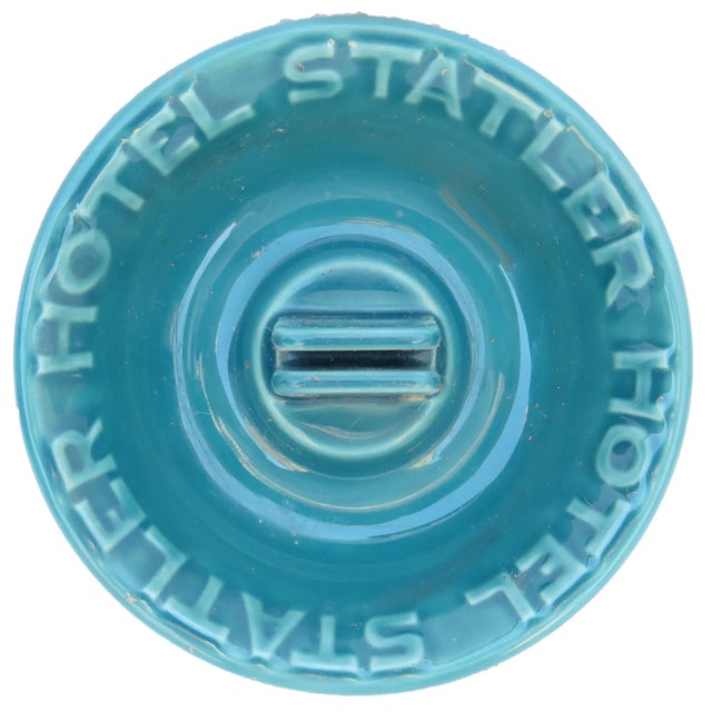 Mid-Century Modern 1940s Statler Hotel Matchbook Holder / Ashtray For Sale - Image 3 of 3