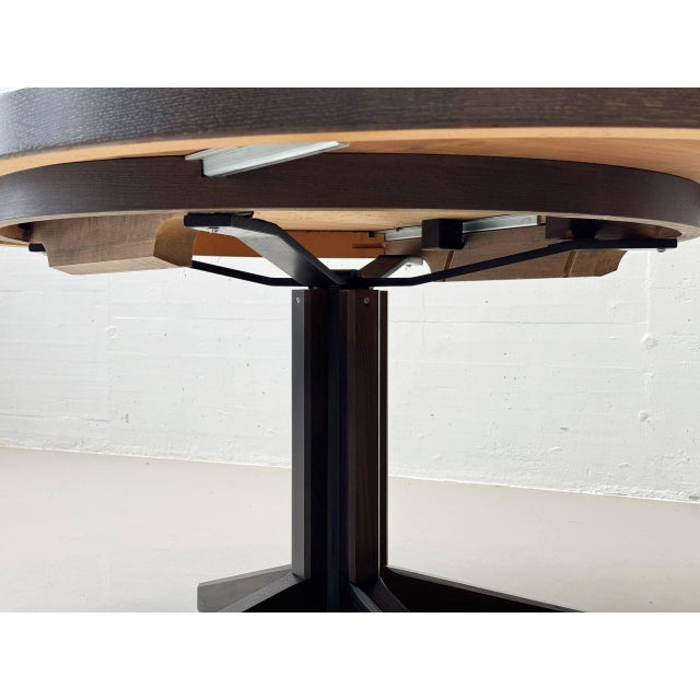 Mid-Century Round Table from Girsberger, 1980s For Sale - Image 12 of 18