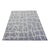 Early 21st Century Nepalese Modern Abstract Wool & Silk 4x6 Slate Blue & Ivory Handmade Area Rug #9902908 For Sale - Image 5 of 11